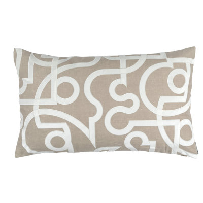 Geo Lumbar Pillow Cover & Insert