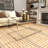 Nichalaus Acrylic Plastic Cube Shaped Clear Coffee Table with Silver Frame Supports