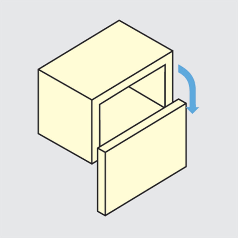 Mécanisme d'abaissement Sugatsune - SLD-3, finition nickelée