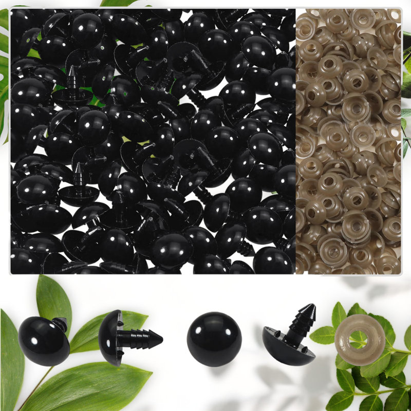 150pcs 18mm Plastic Safety Eyes with Washers