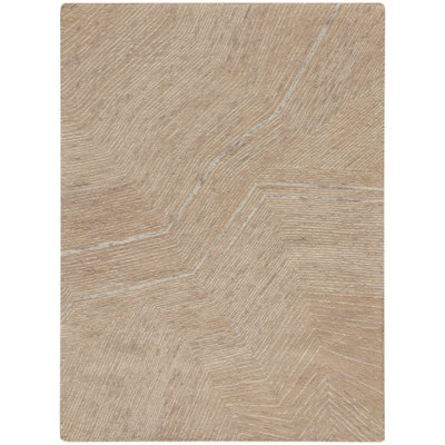 DKNY Pure Angles Camel Modern Indoor Rug
