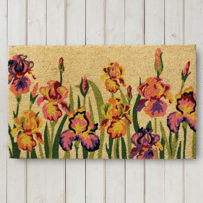 Irises Doormat 18x30