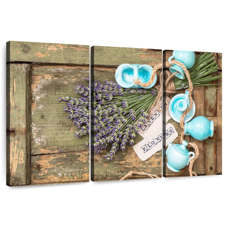 Harnek Rustic Lavender, 24" H x 38" W