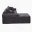 Ensemble de chaise longue à compression complète - Canapé modulaire en velours côtelé avec accoudoirs arqués, base antidérapante, comprend 3 coussins de dossier et 2 coussins décoratifs, canapé de chaise longue droite-103482040