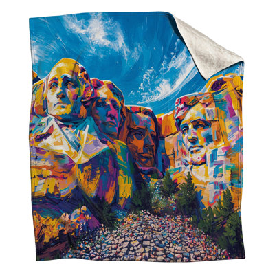 Couvertures de peinture Mount Rushmore