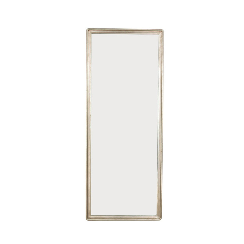 Sana Flat Wall Mirror, Silver Leaf
