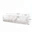 Canapé 4 places avec accoudoirs souples, assise profonde-1031406953