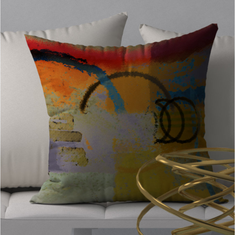 Housse de coussin carré et insert, H 18 po x l 18 po x p 5 po