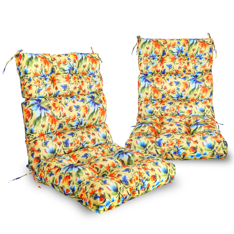 Indoor/Outdoor Seat/Back Cushion, Floral