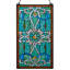Panneau de vitrail de style baroque 26 po H Tiffany