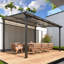 Aluminum Pergola with Canopy-1877216422-1877216429