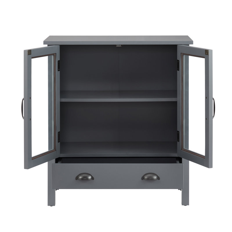 Nalaiya Accent Cabinet, Antique Bronze, Gray