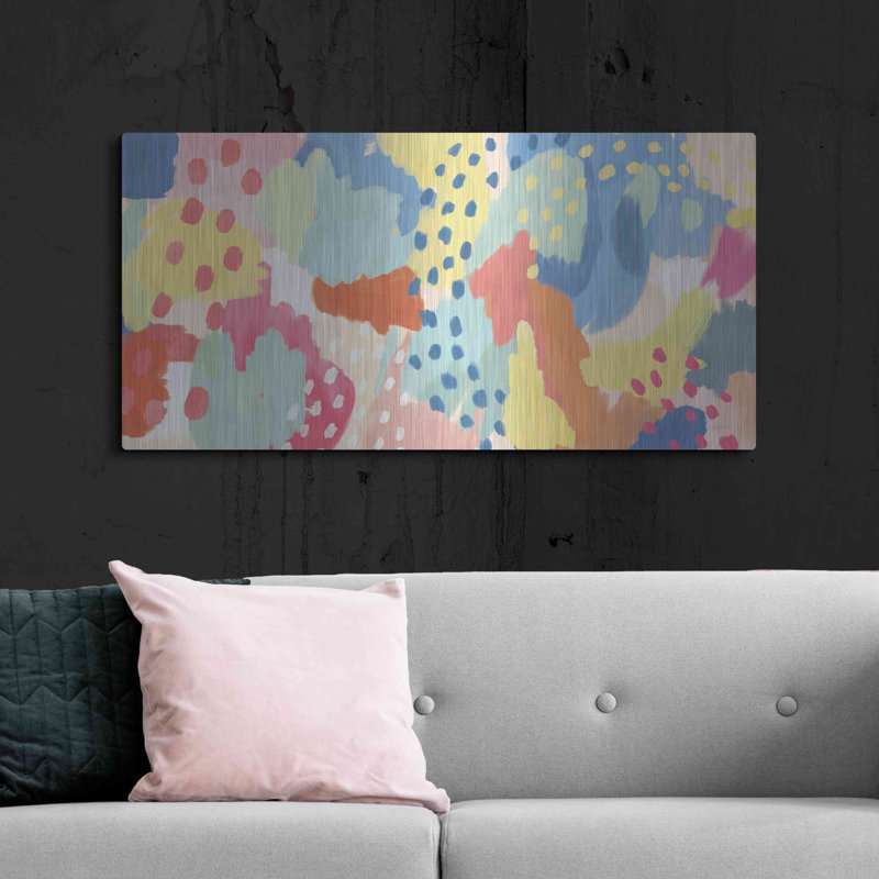 «Bright Life I» par Mary Urban, H 24 po x l 48 po