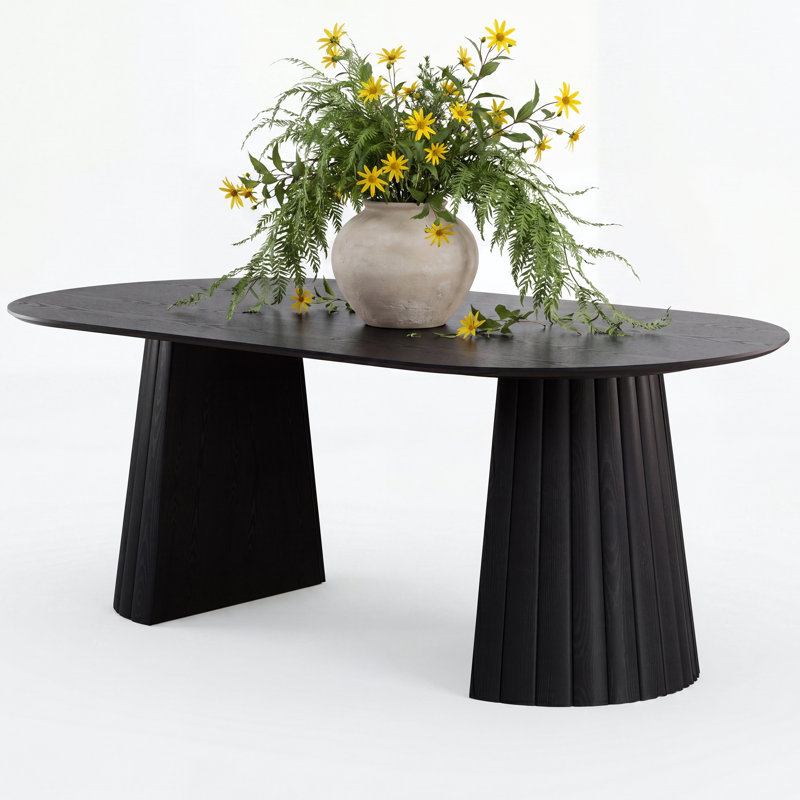 Table de salle à manger Wren, Noir