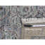 Tapis unique New Age de 4 pi 1 po x 6 pi 2 po Asharra en brun; Gris