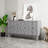4 doors cabinet Vintage Storage Cabinet with Hand-Carved Geometric Doors