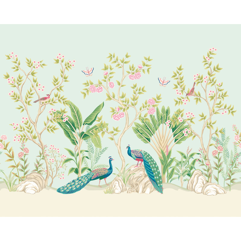 2.4m x 3m Wallpaper Roll, Green