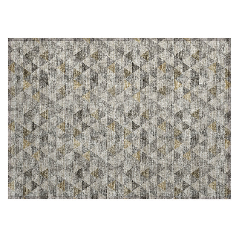 Khiri Geometric Rug, Rectangle 1'8" x 2'6"