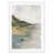 White Framed Print with Mat selected