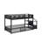 Metal Bunk Bed With Storage Ladder, Bunk Bed Frame With Guardrail-1491806597