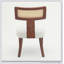 Ensemble de 2 chaises de salle à manger de style Mid-Century moderne, structure en bois massif, dossier en rotin, coussin beige, élégant et durable-1439947125