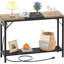 Console 39,4 po avec prise de courant, table d'entrée avec tablettes de rangement, bureau-314446992