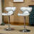 Leopoldo Swivel Upholstered Adjustable with Metal Frame-1273325861