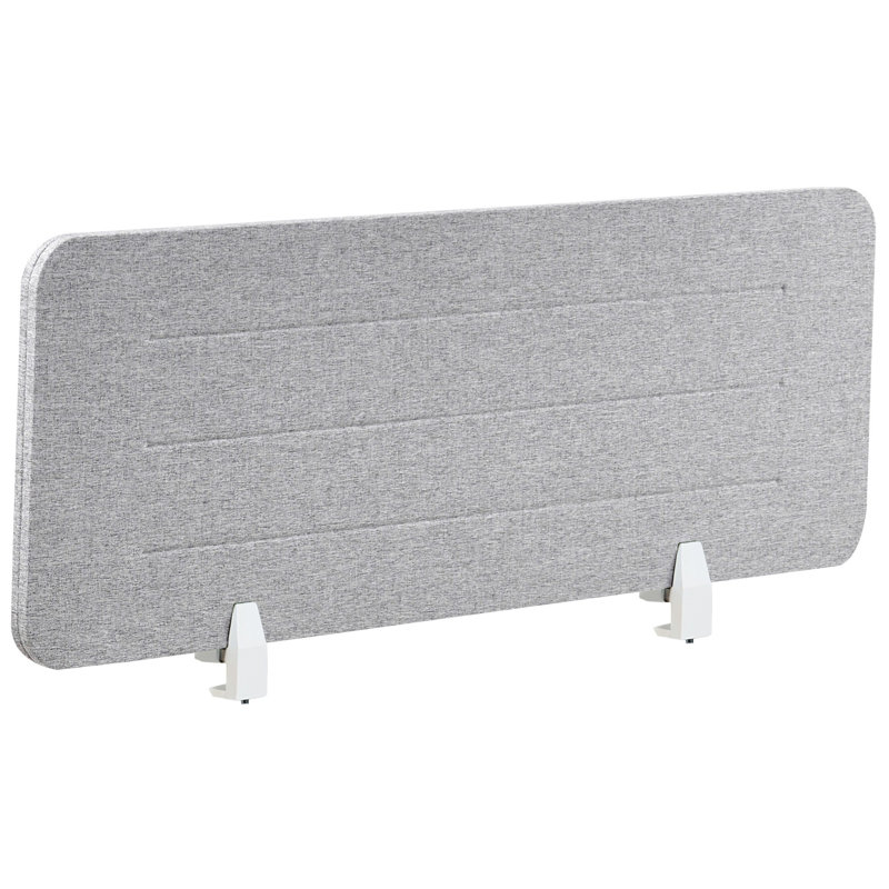 Desk Dividers, 40cm H x 120cm L, Light Grey