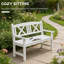 Banc de jardin de style nordique, banc de jardin en bois