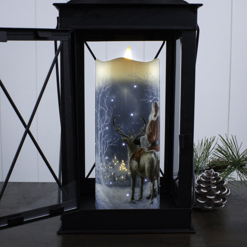 Bougie en fibre optique Starry Night