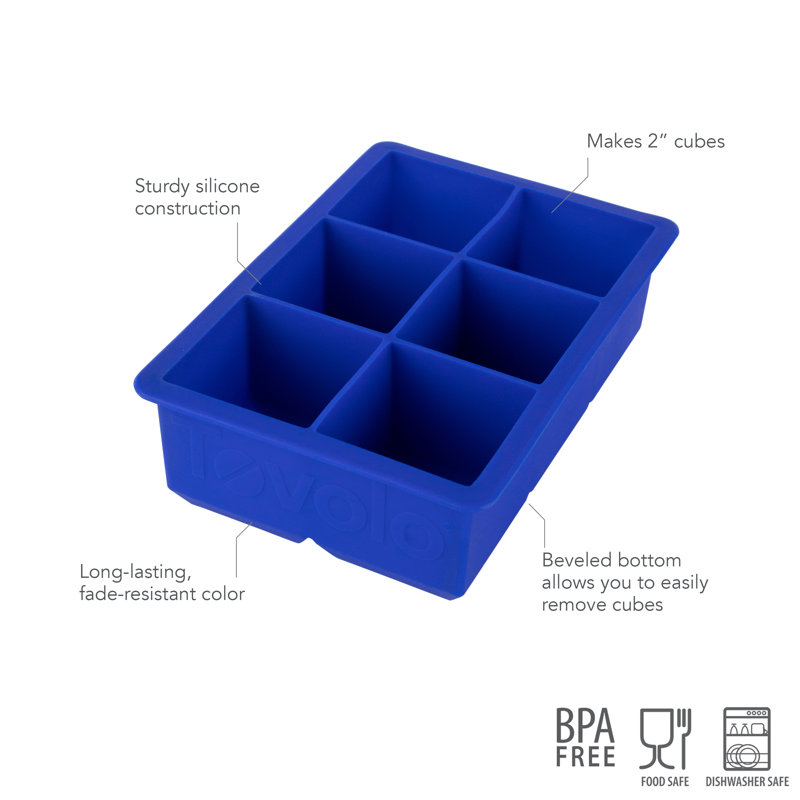 Plateau à glaçons pour très grand lit, Bleu