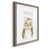 Toile avec cadre gris