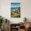 Robin Hood's Bay, England - Romantic Travel Poster Of Yorkshire's Seaside Village. Giclee Print On Wrapped Canvas. Wall Art, Home Decor - Cities & Towns, England - Wrapped Canvas Print-332803175