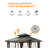 SeeHill 10' x 10' Hardtop Gazebo, Aluminum Frame Outdoor Patio Gazebos with Netting and Curtains, Outdoor Gazebo Canopy, Patio Pergola with Double Steel Roofs for Backyard, Patio, Deck, Sandstone