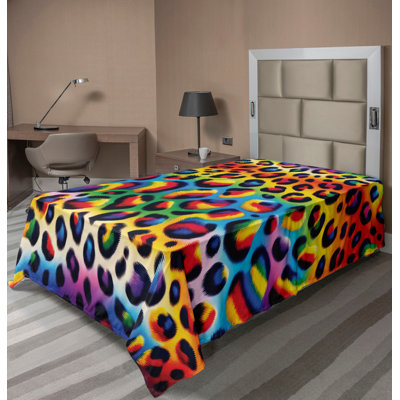 Polyester Animal Print Flat Sheet