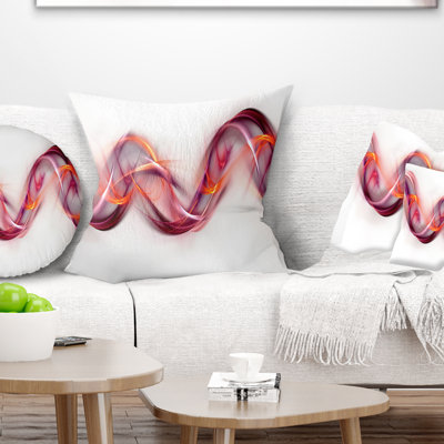 Tangled Waves - Abstract Printed Pillow