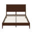 Base de lit plateforme Mid-Century moderne avec lattes en bois et support en métal-858217858-858217868