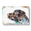 Chocolate Labrador Portrait in Abstract - Wrapped Canvas-55313476