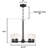 5 - Light Dimmable Chandelier-63934982-63934981