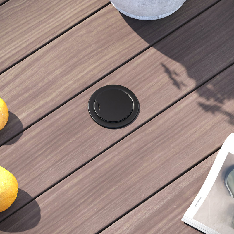 Patio Dining Set, Dark Gray
