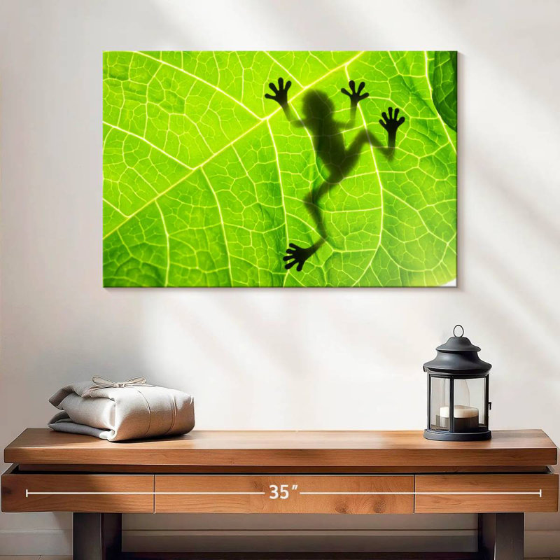 Brampt Frog Leaf Shadow, 16" H x 24" W