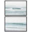 Coastal Beach Ocean Waves On Washed Out Beach Nature Nautical Coastal 2 - Pièces-100136370-100136367