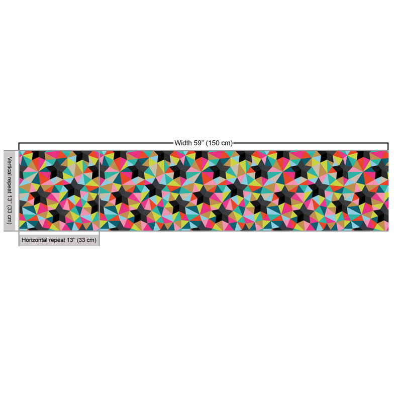 Lupe Stars and Triangles Fabric