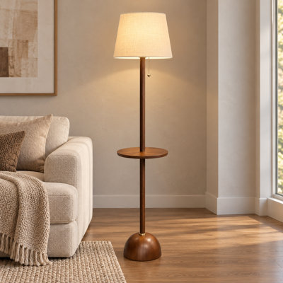 Lampe sur pied 63,82 po Mid-Century Modern