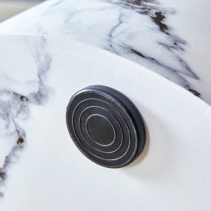 Cylindrical Table With Patterned Design