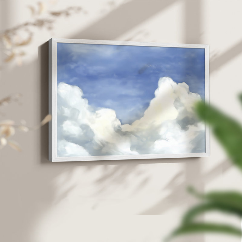 «Landscape Series-I», reproduction encadrée, H 11 po x l 14 po, Blanc