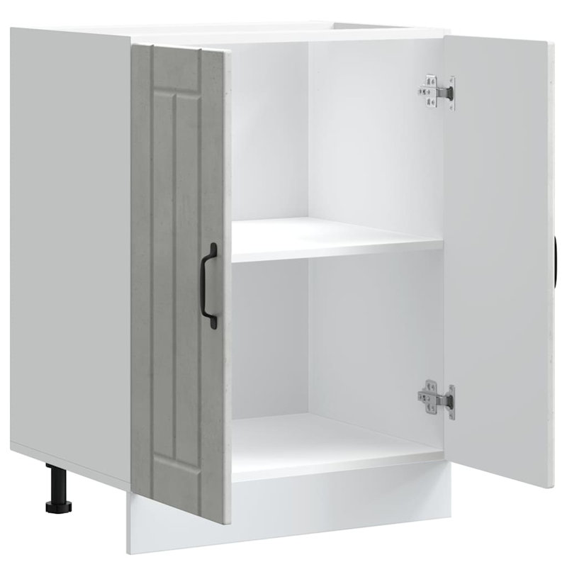 Shamisha Sink Base Cabinet, Concrete Grey