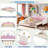 Extending Upholstered Daybed With LED Lights And Crown Headboard-1624630409