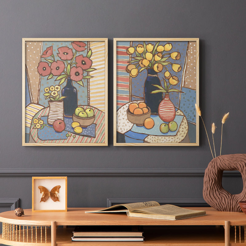 Tableau nature morte I-Premium, reproduction encadrée - prêt à être accroché - aucun clou requis - aucun clou requis