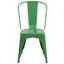 Commercial GradeMetal Indoor-Outdoor Stackable Chair-984495318